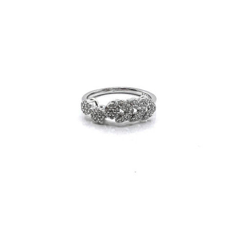 ANILLO PLATA Y CIRCONITAS
