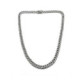 COLLAR ESLABONES PLATA Y CIRCONITAS