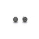 PENDIENTES ROSETON PLATA Y CIRCONITAS