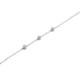 PULSERA ROSETON PLATA Y CIRCONITAS