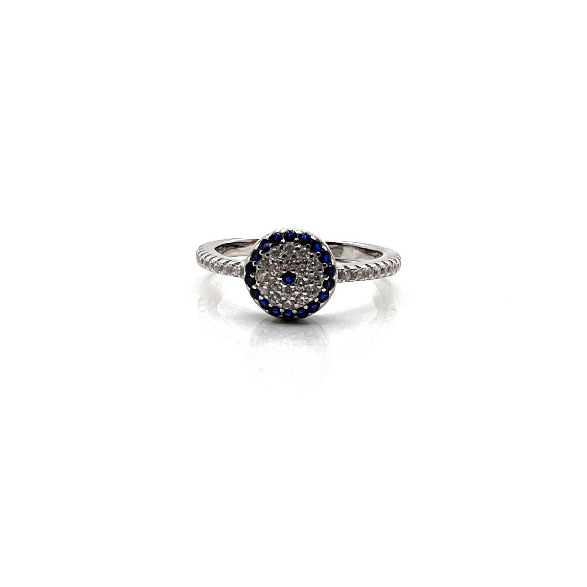 ANILLO PLATA Y CIRCONITAS