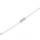 PULSERA INFINITO PLATA Y CIRCONITAS