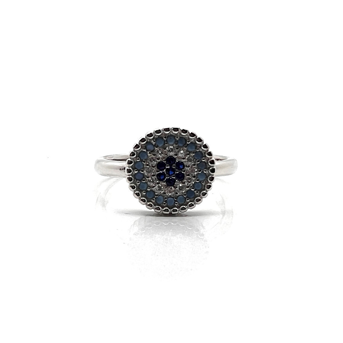 ANILLO PLATA Y CIRCONITAS