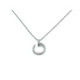 COLLAR TORNILLO PLATA Y CIRCONITAS
