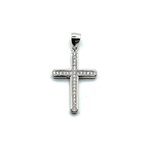 CRUZ PLATA Y CIRCONITAS