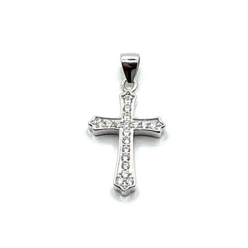CRUZ PLATA Y CIRCONITAS