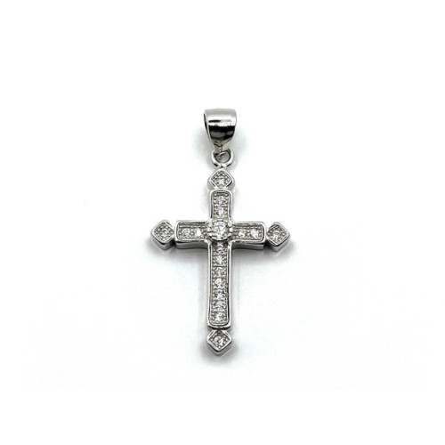 CRUZ PLATA Y CIRCONITAS