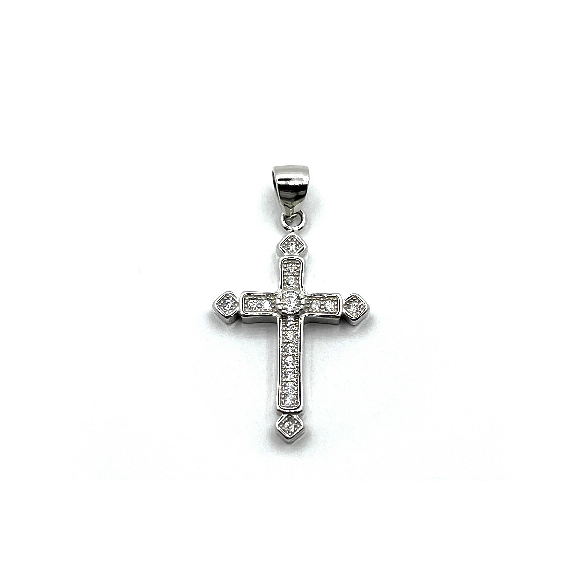 CRUZ PLATA Y CIRCONITAS