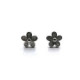 PENDIENTES FLORES PLATA Y CIRCONITAS