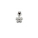 COLGANTE FLOR PLATA Y CIRCONITAS