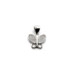 COLGANTE MARIPOSA PLATA Y CIRCONITAS