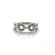 ANILLO ESLABONES PLATA Y CIRCONITAS