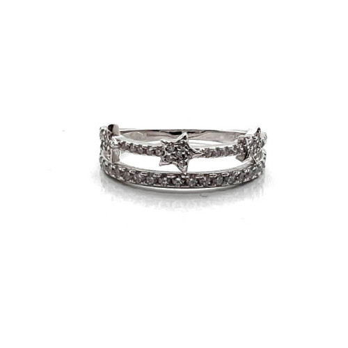 ANILLO PLATA Y CIRCONITAS