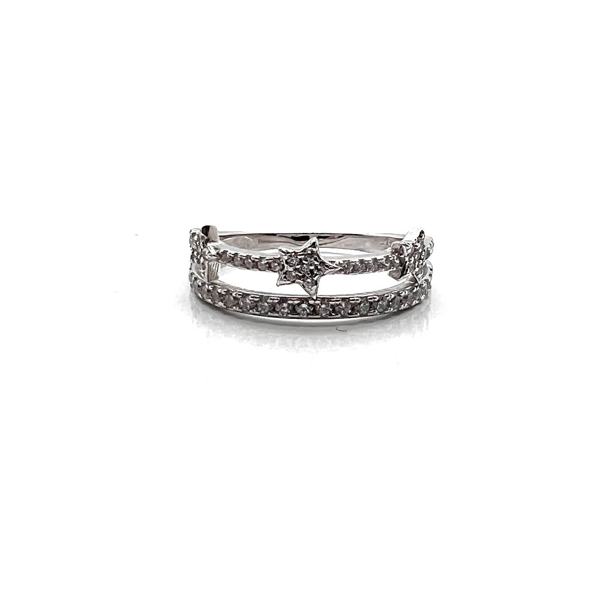 ANILLO PLATA Y CIRCONITAS