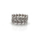 ANILLO ESTRELLAS PLATA Y CIRCONITAS