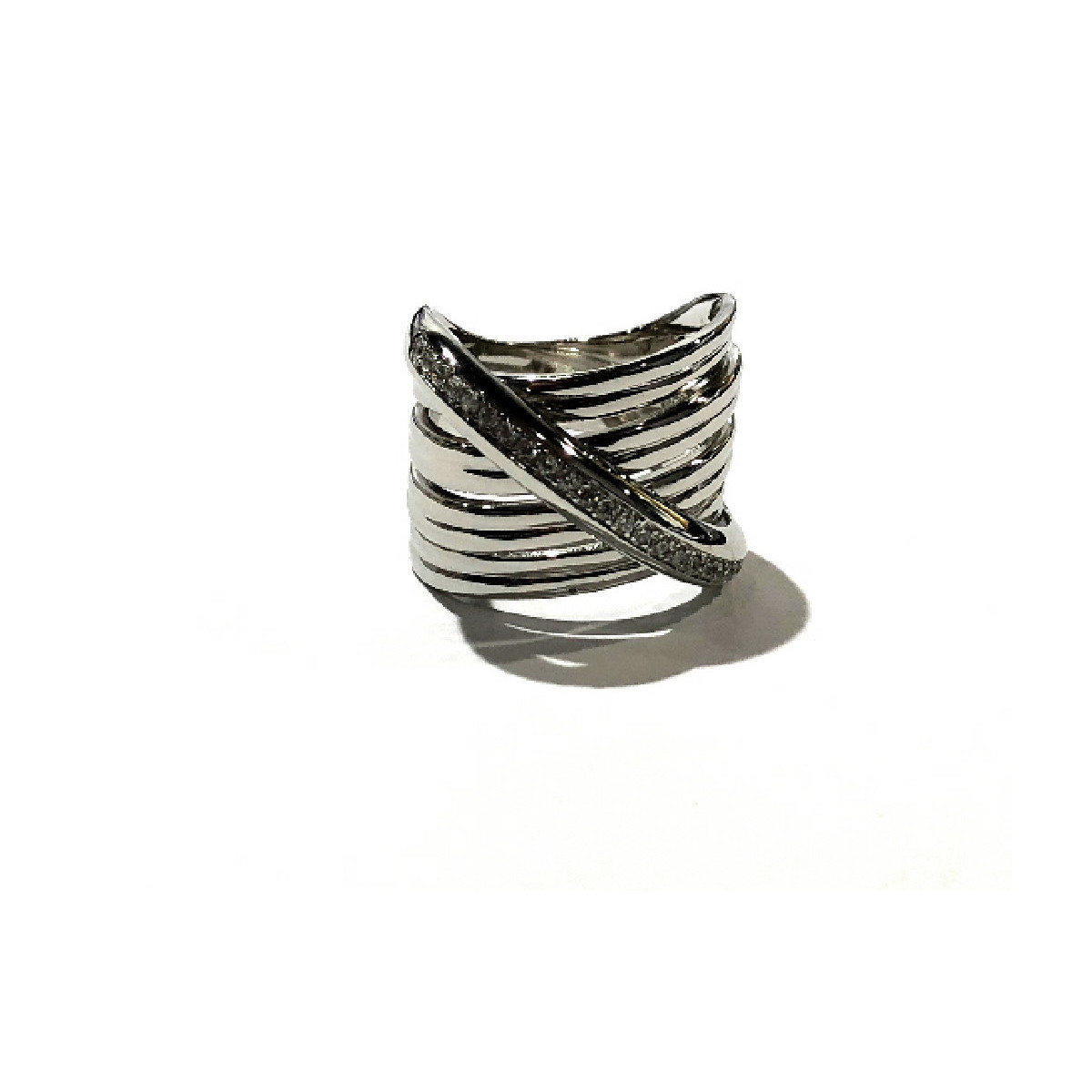 ANILLO DE PLATA CON CIRCONITAS