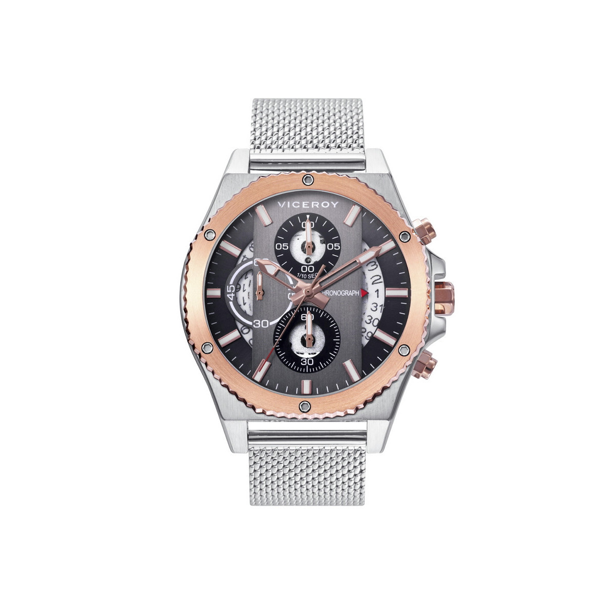 RELOJ ACERO IP ROSA VICEROY