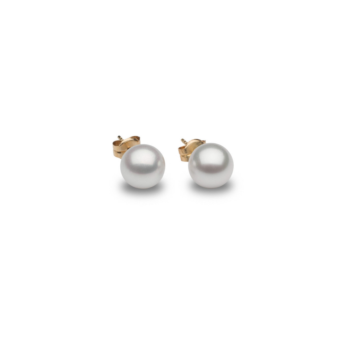 PENDIENTES ORO Y PERLA CULTIVADA 10 MM