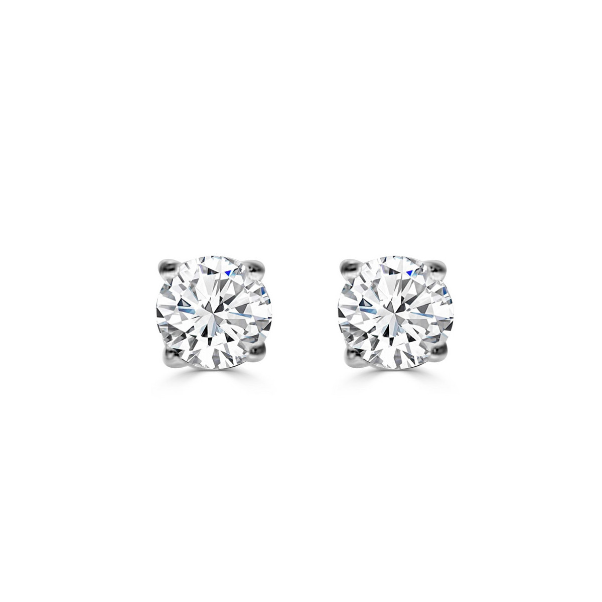 PENDIENTES O/BLANCO 4 GARRAS