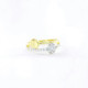 ANILLO ORO Y CIRCONITAS