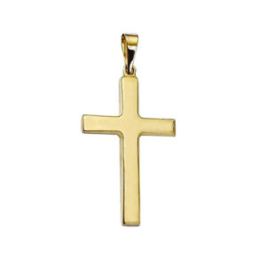 CRUZ ORO LISA 19 X 12 MM