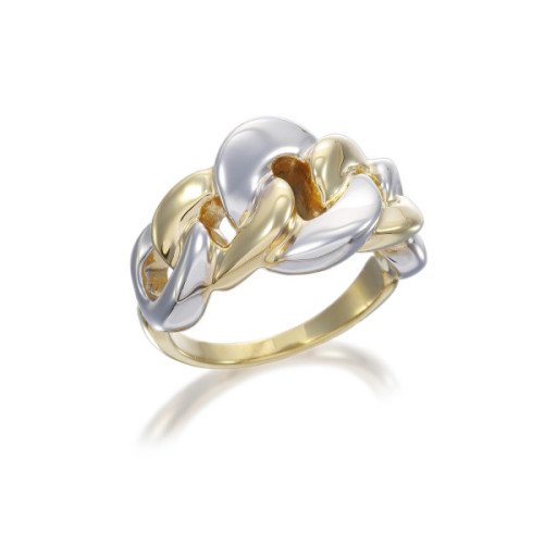 ANILLO ORO BICOLOR