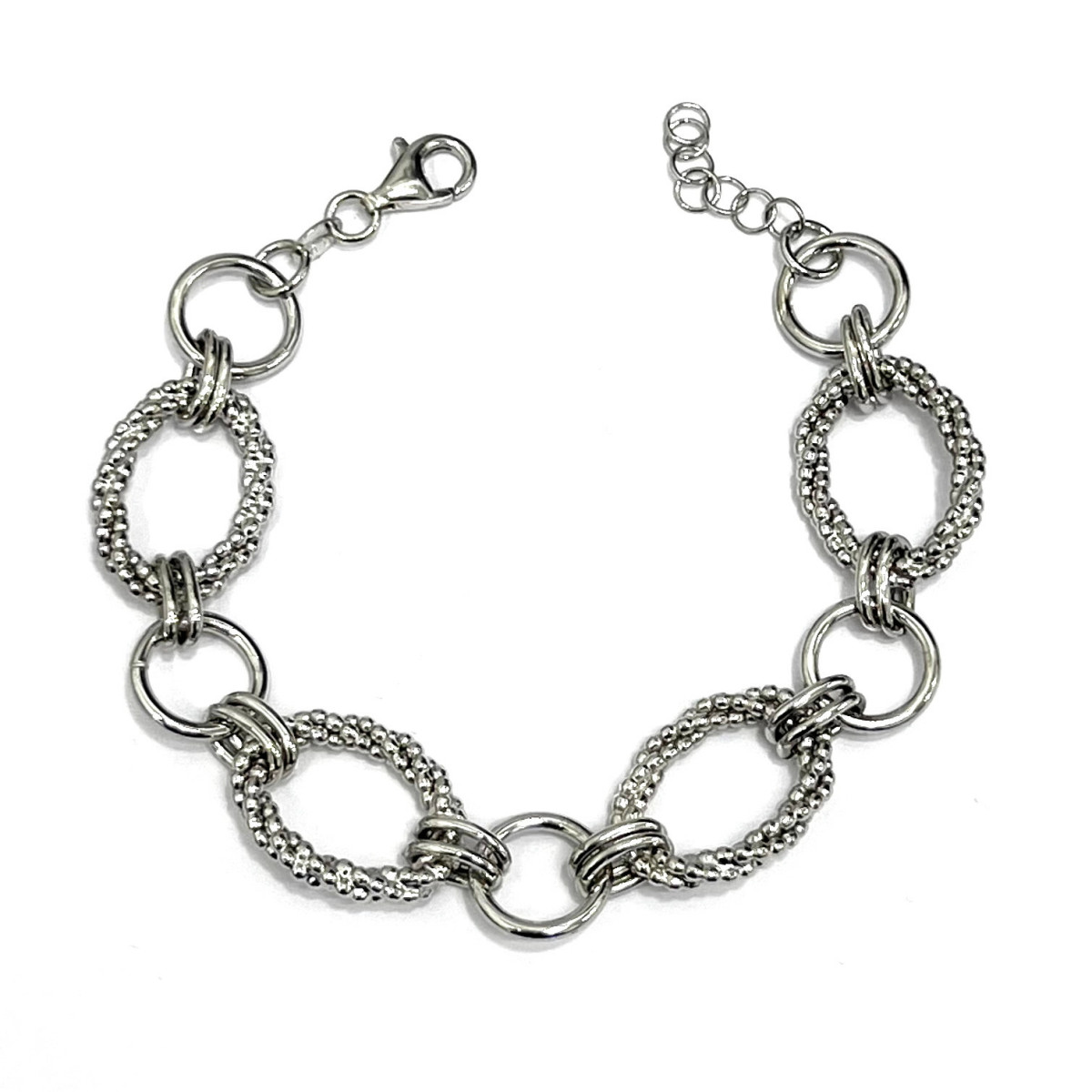 PULSERA PLATA RODIADA