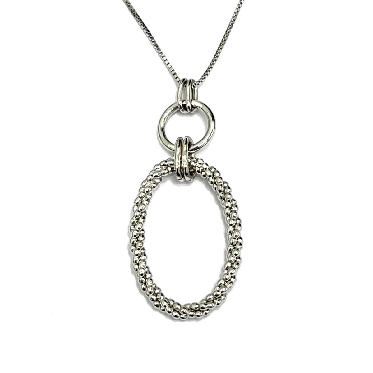 COLLAR PLATA RODIADA