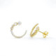 PENDIENTES ORO CIRCONITAS