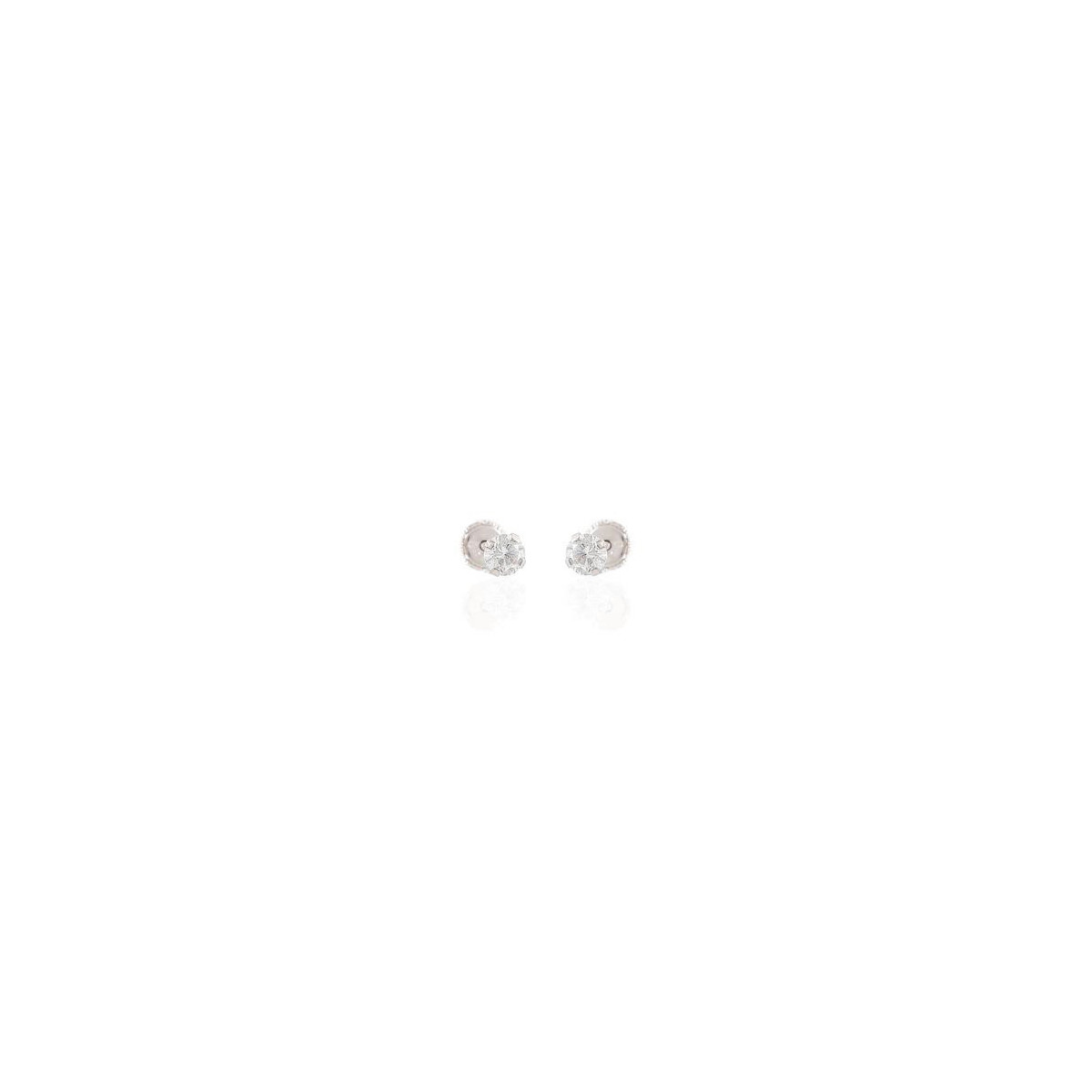 PENDIENTES BEBE ORO BLANCO