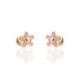 PENDIENTES BEBE ORO Y ESMALTE