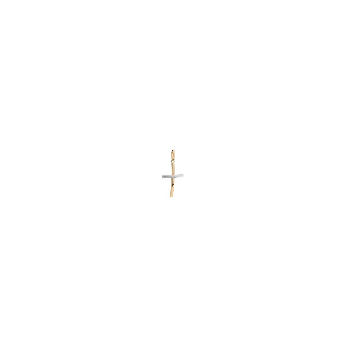 CRUZ DE ORO BICOLOR