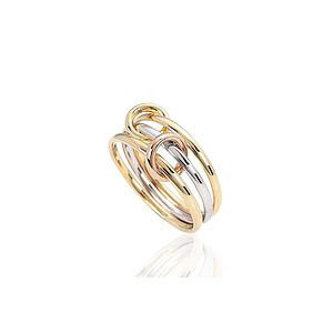 ANILLO ORO TRICOLOR