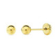 PENDIENTES BEBE BOLAS 3 MM