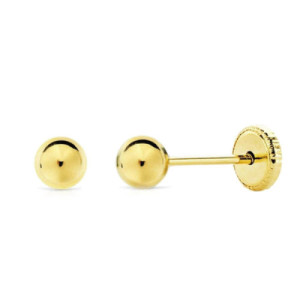 PENDIENTES BEBE BOLAS 3 MM