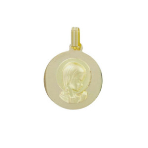 MEDALLA VIRGEN NIÑA ORO 20 MM