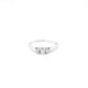ANILLO O/BLANCO Y BRILLANTES 0.11 QT