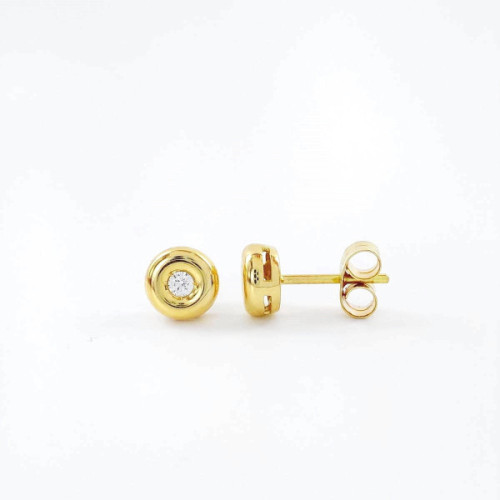 PTES CHATON ORO Y BRILLANTES 0.045 QT
