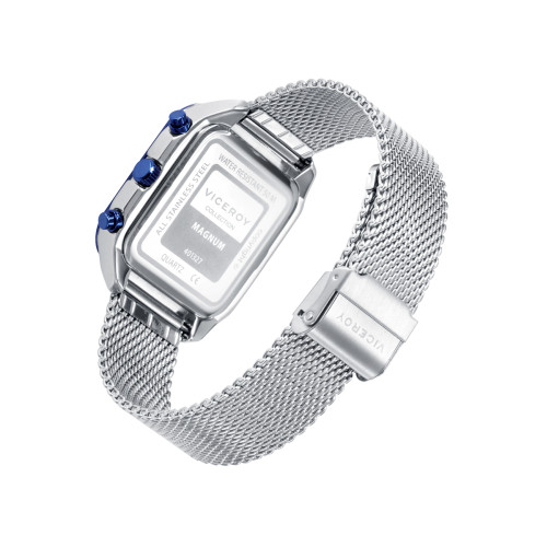 RELOJ MULTI ACERO IP AZUL VICEROY