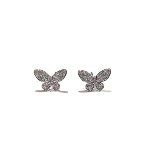 PENDIENTES O/BLANCO Y BRILLANTES 0.19 QT