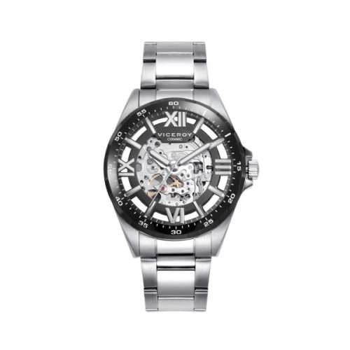 RELOJ AUTOMATICO ACERO Y CERAMICA