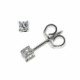 PENDIENTES O/BLANCO Y BRILLANTES 0.08 QT
