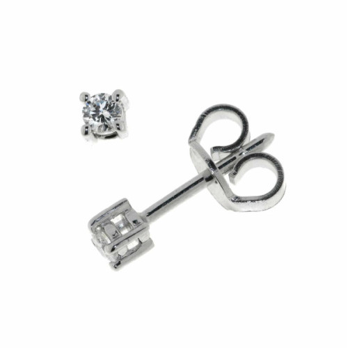 PENDIENTES O/BLANCO Y BRILLANTES 0.08 QT
