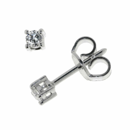 PENDIENTES O/BLANCO Y BRILLANTES 0.12 QT