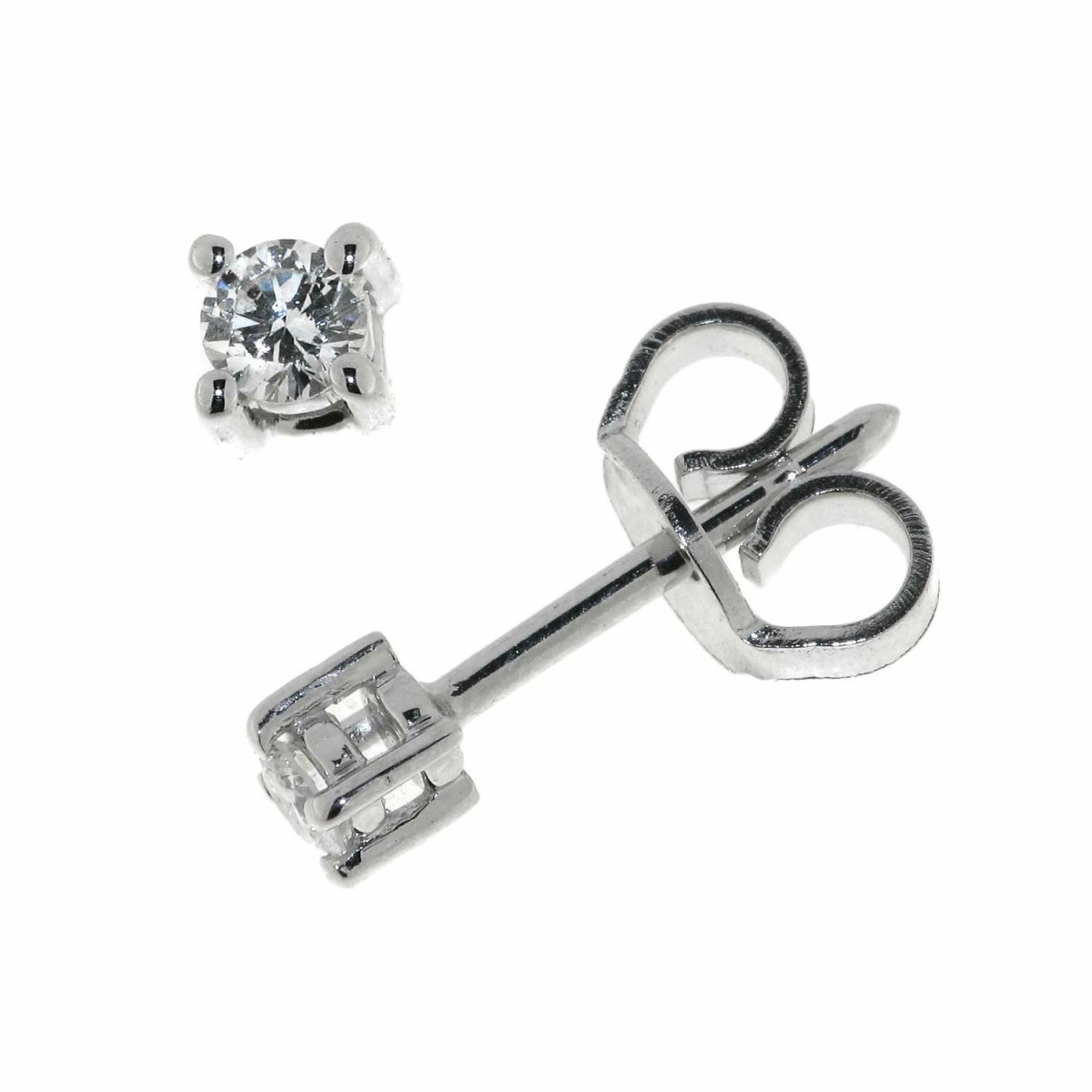 PENDIENTES O/BLANCO Y BRILLANTES 0.20 QT
