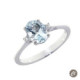 ANILLO O/B BTES 0.06 Y AGUAMARINA 1.60 Q ANILLO O/B BTES 0.06 Y AGUAMARINA 1.60 Q