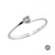 SOLITARIO ORO BLANCO Y BRILLANTE 0.08 QT