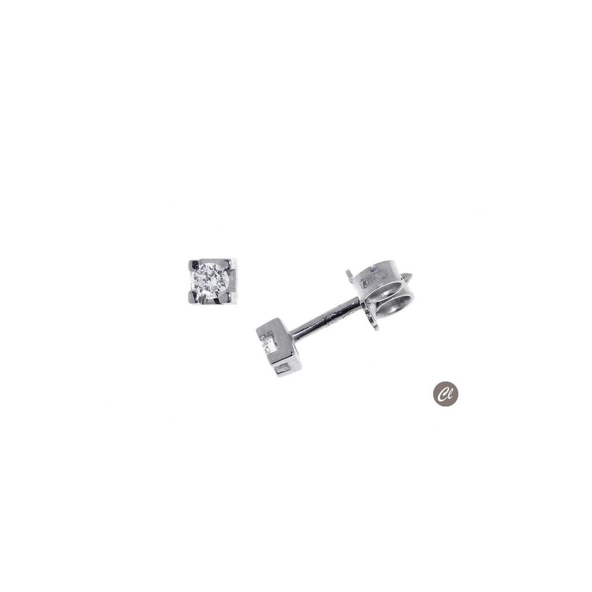 PTES ORO BLANCO Y BRILLANTES 0.06 QT