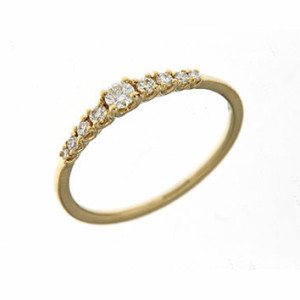 ANILLO ORO Y BRILLANTES 0.28 QT