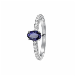 ANILLO O/B BTES 0.16 Y ZAFIRO 0.79 QT
